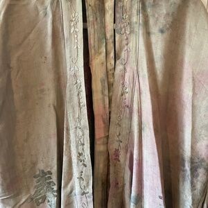 Vintage Duster/kimono botanically dyed one size